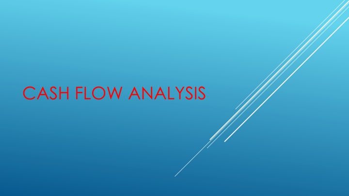 cash flow analysis