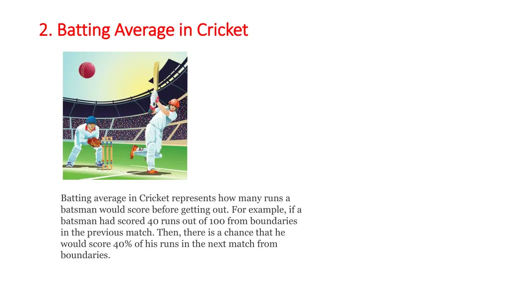 2 batting average in cricket 2 batting average