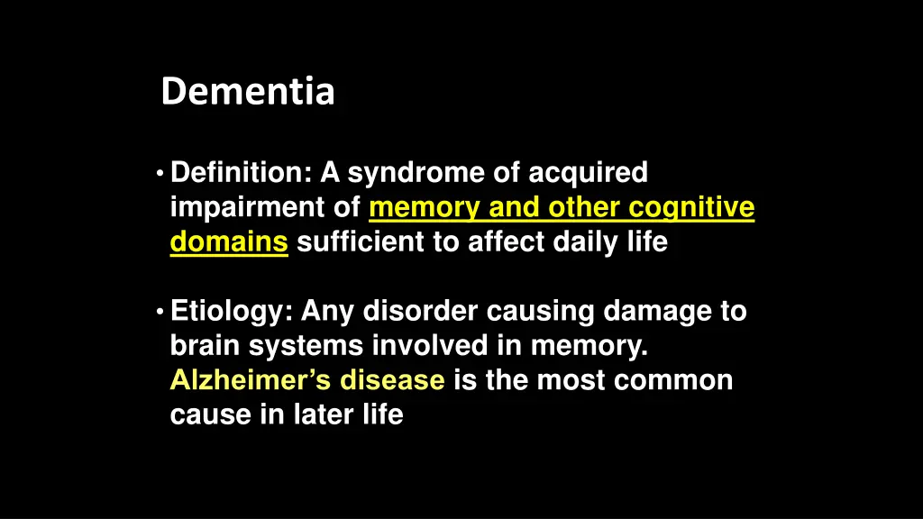 dementia 2