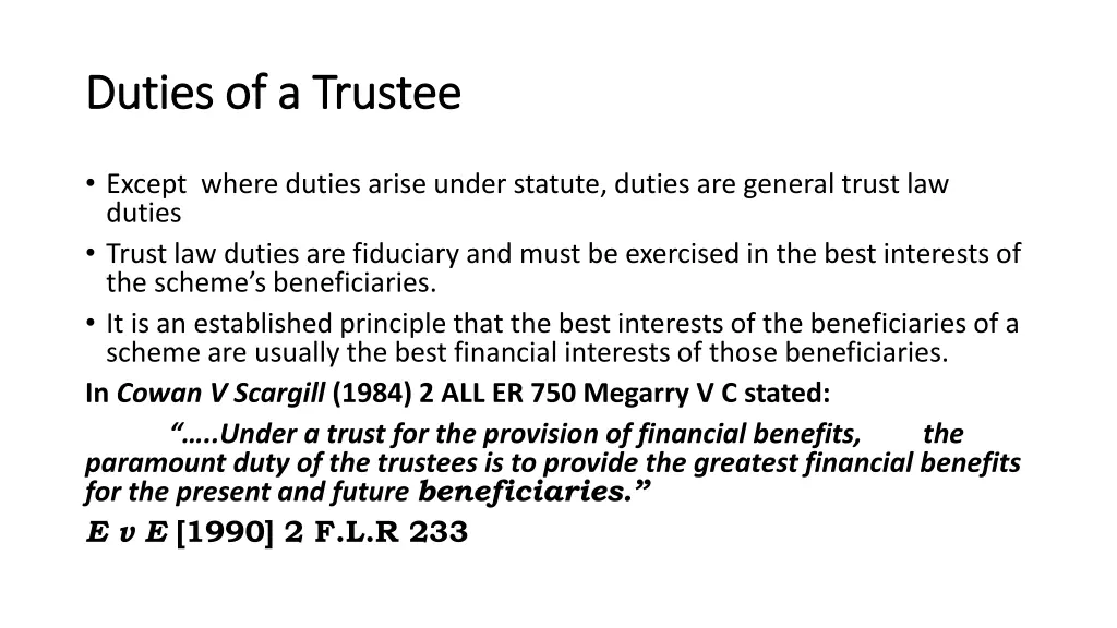 duties of a trustee duties of a trustee 1