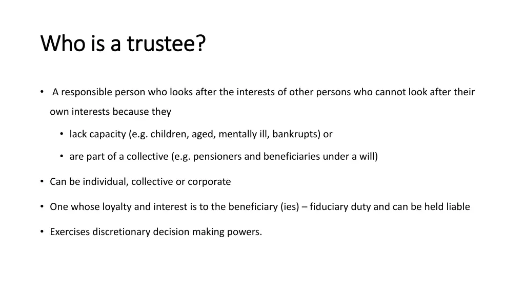 who is a trustee who is a trustee 1