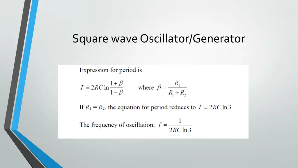 square wave oscillator generator 3