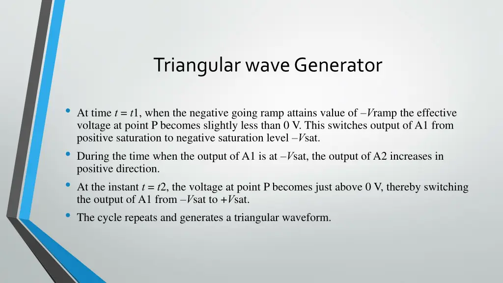 triangular wave generator 1