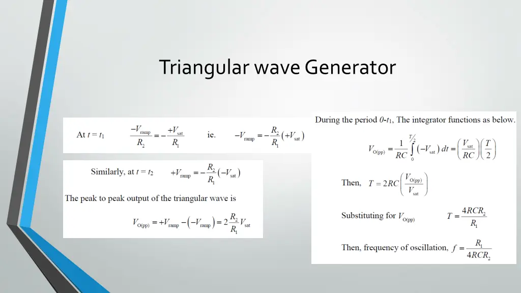 triangular wave generator 2