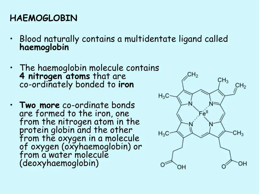 haemoglobin