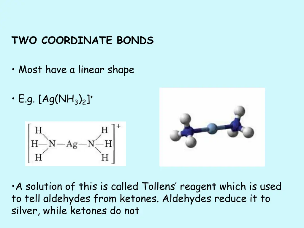 two coordinate bonds