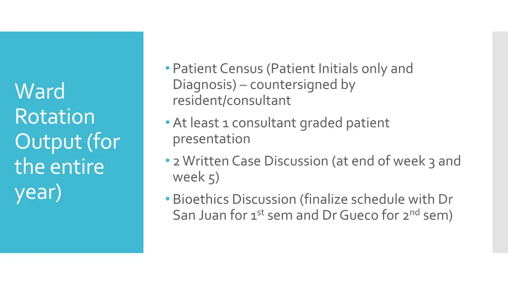 patient census patient initials only 1