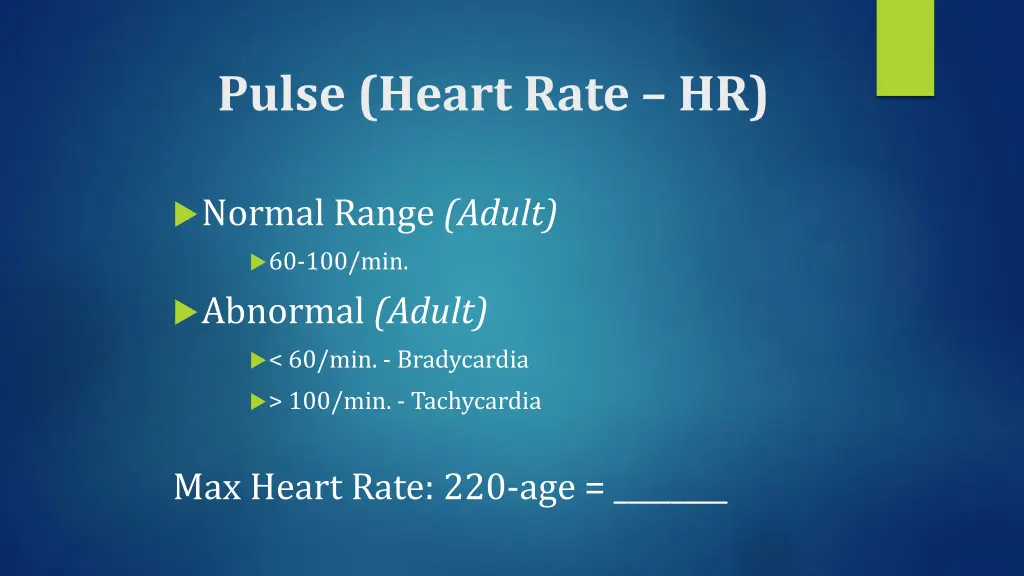 pulse heart rate hr