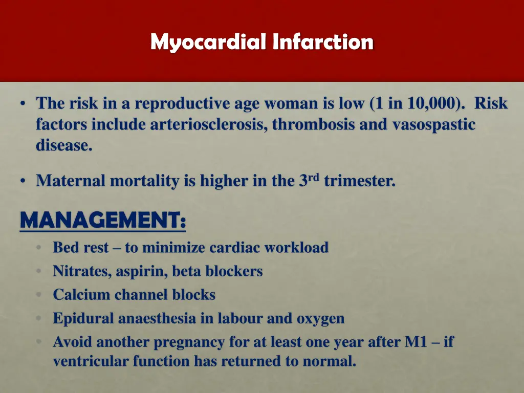 myocardial infarction