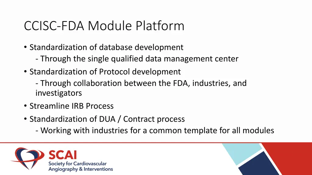 ccisc fda module platform