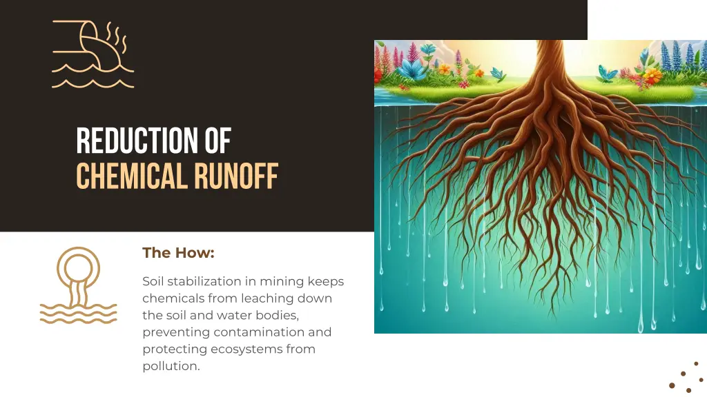 reduction of chemical runoff