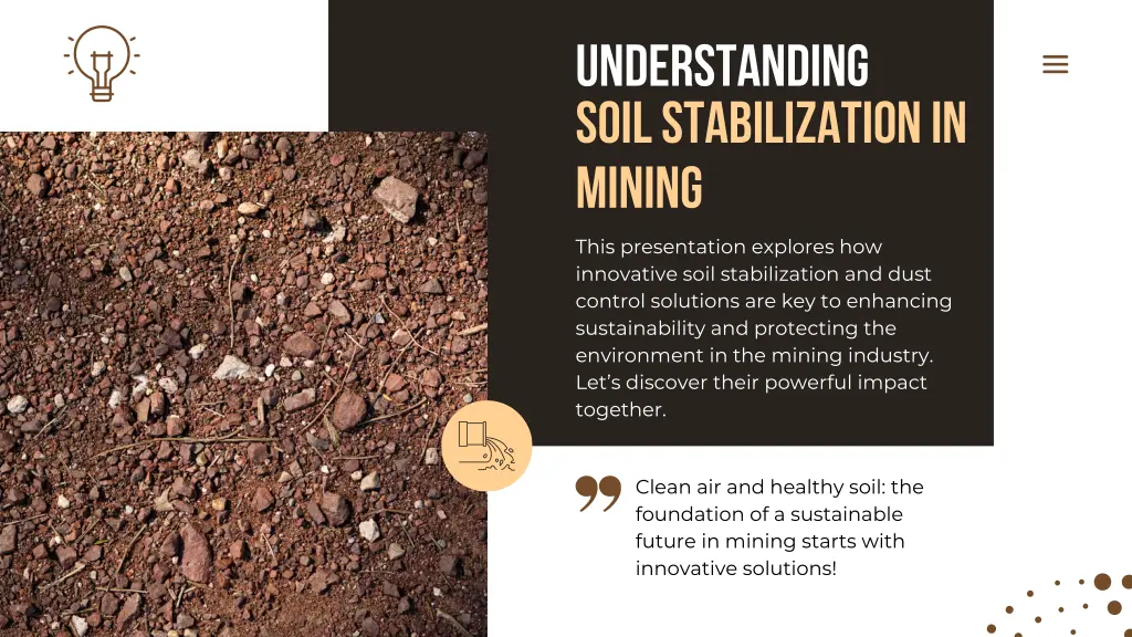 understanding soil stabilization in mining