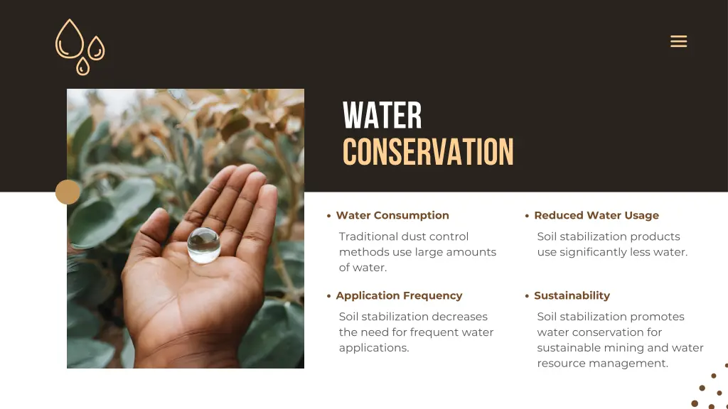 water conservation