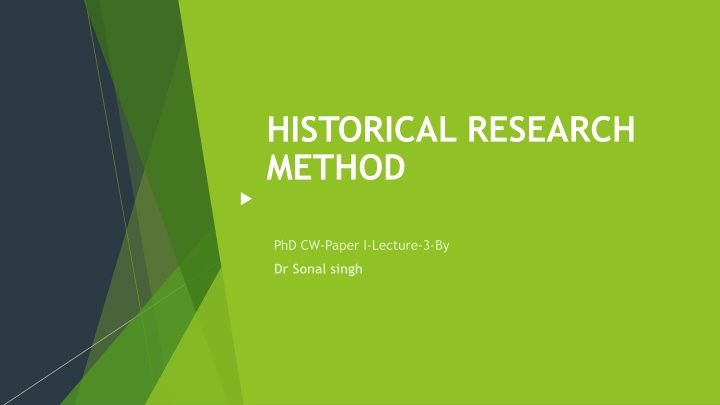 historical research method