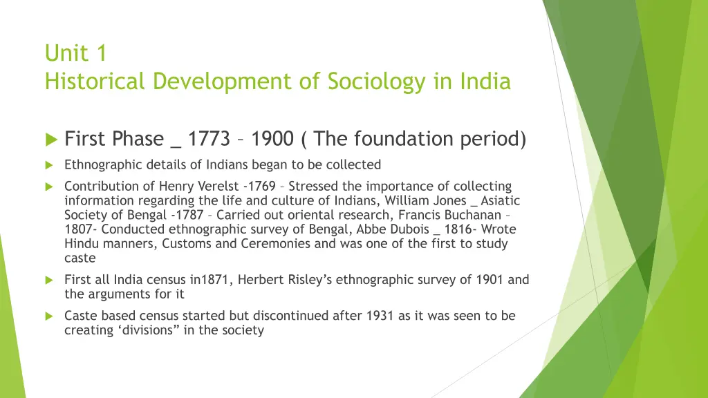 unit 1 historical development of sociology