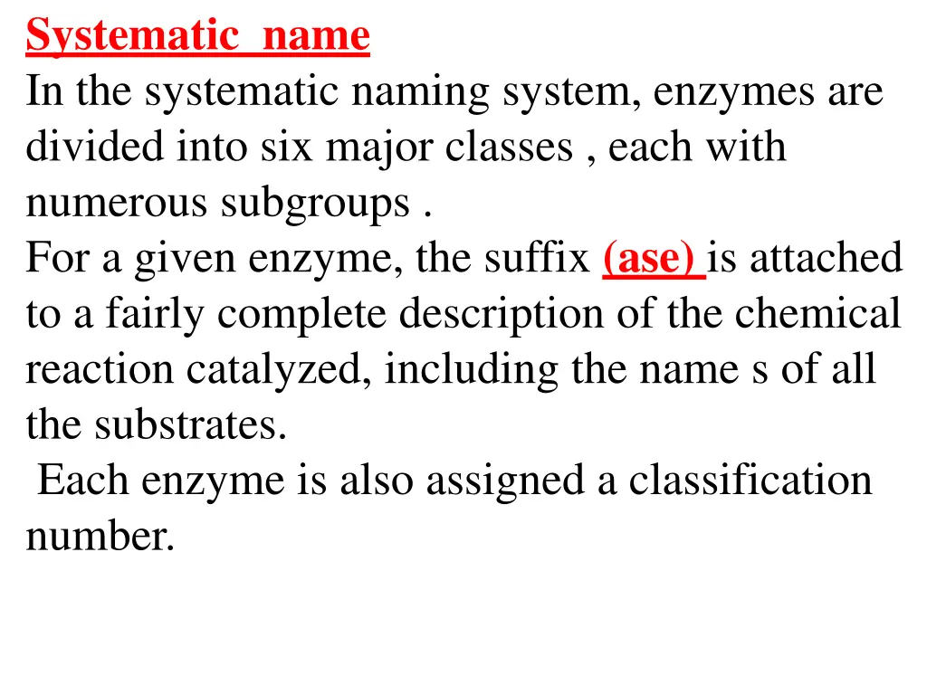 systematic name in the systematic naming system