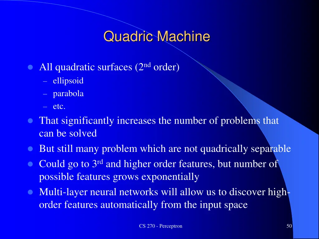 quadric machine 1