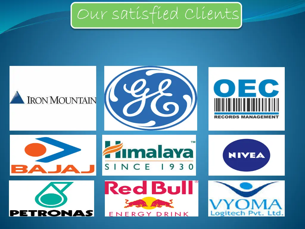 our satisfied clients