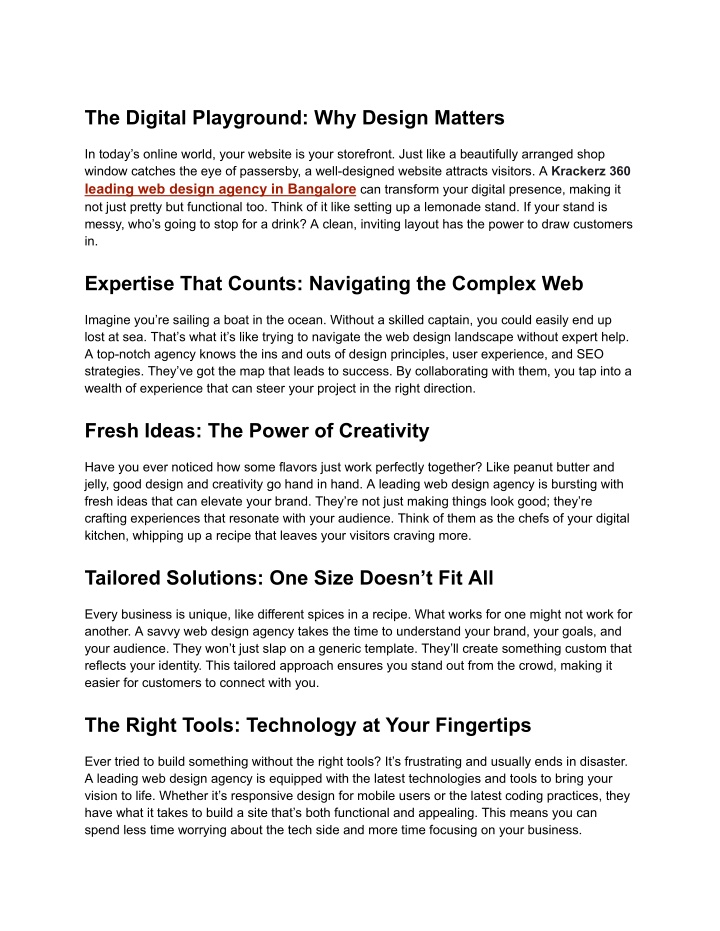 the digital playground why design matters