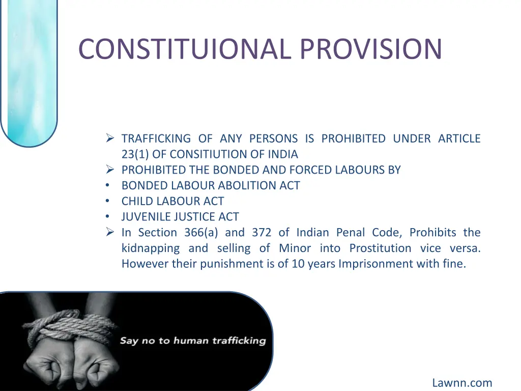 constituional provision