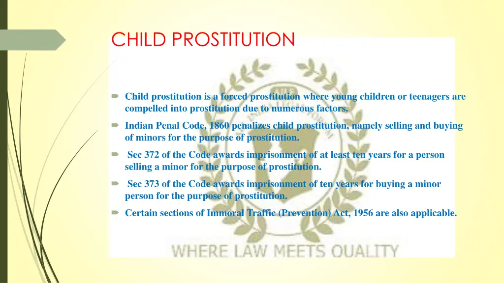 child prostitution