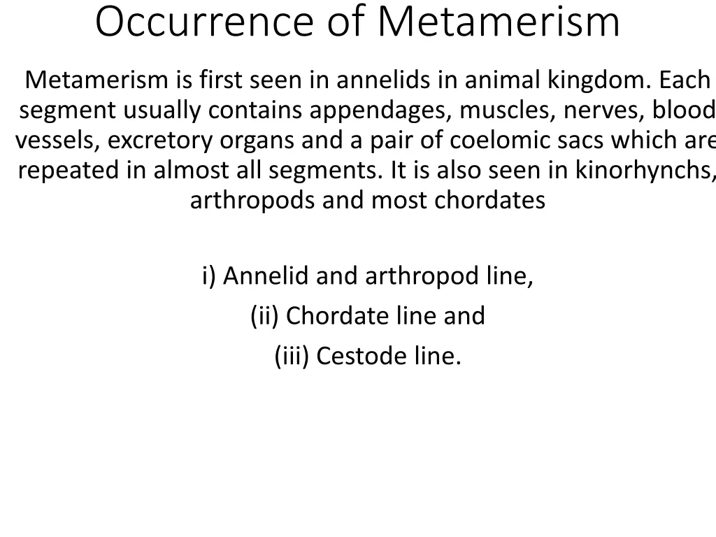 occurrence of metamerism