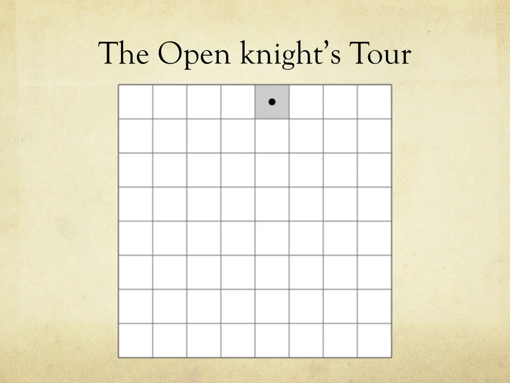 the open knight s tour