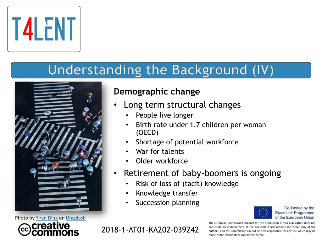 demographic change long term structural changes