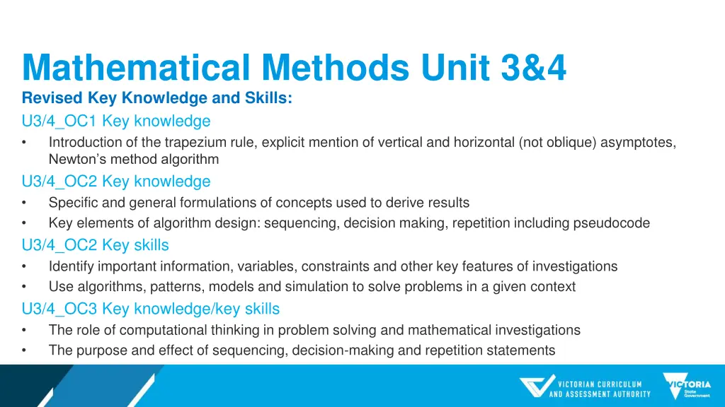 mathematical methods unit 3 4 revised