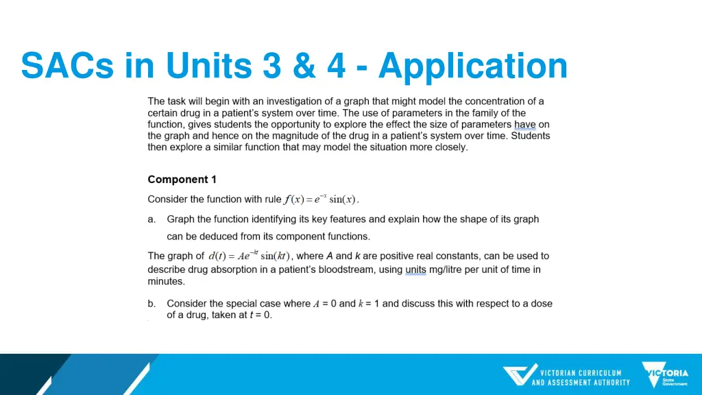 sacs in units 3 4 application