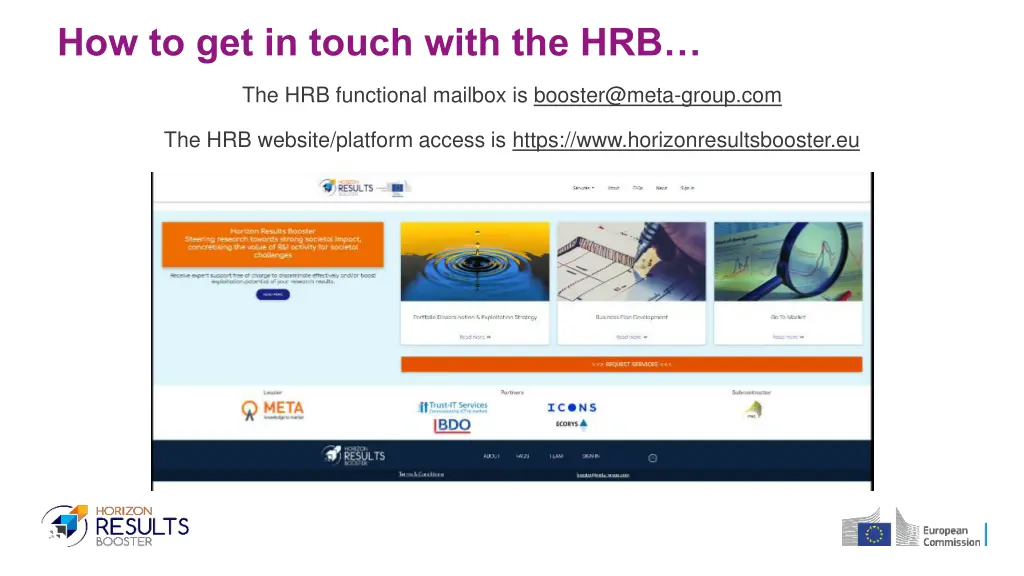 how to get in touch with the hrb