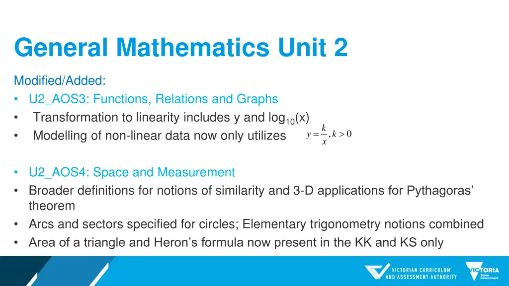 general mathematics unit 2 1