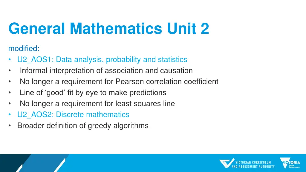 general mathematics unit 2