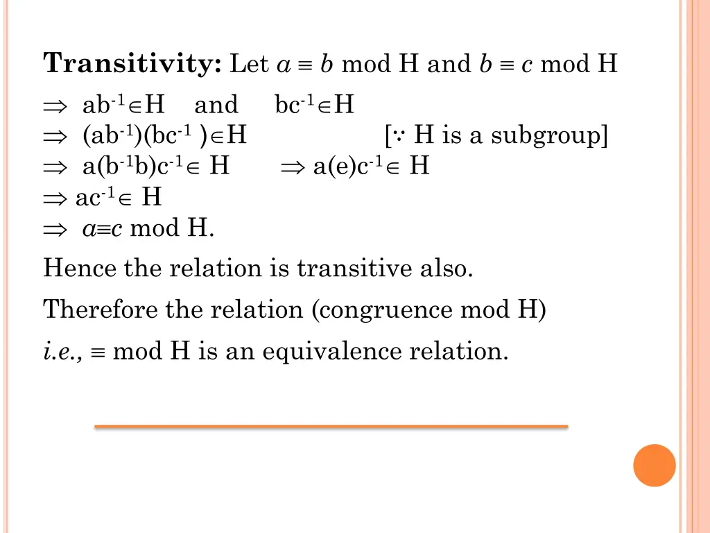 transitivity