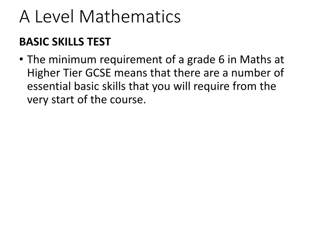 a level mathematics 2