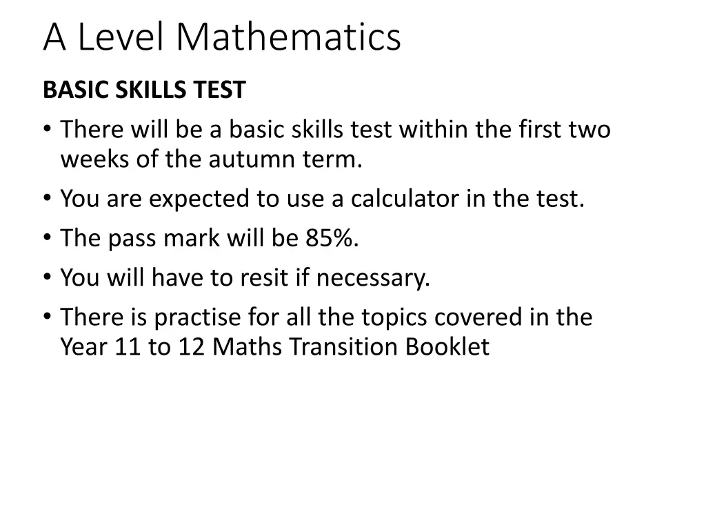 a level mathematics 3