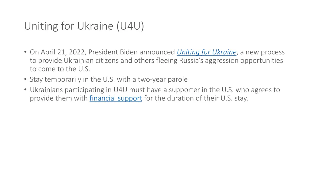 uniting for ukraine u4u