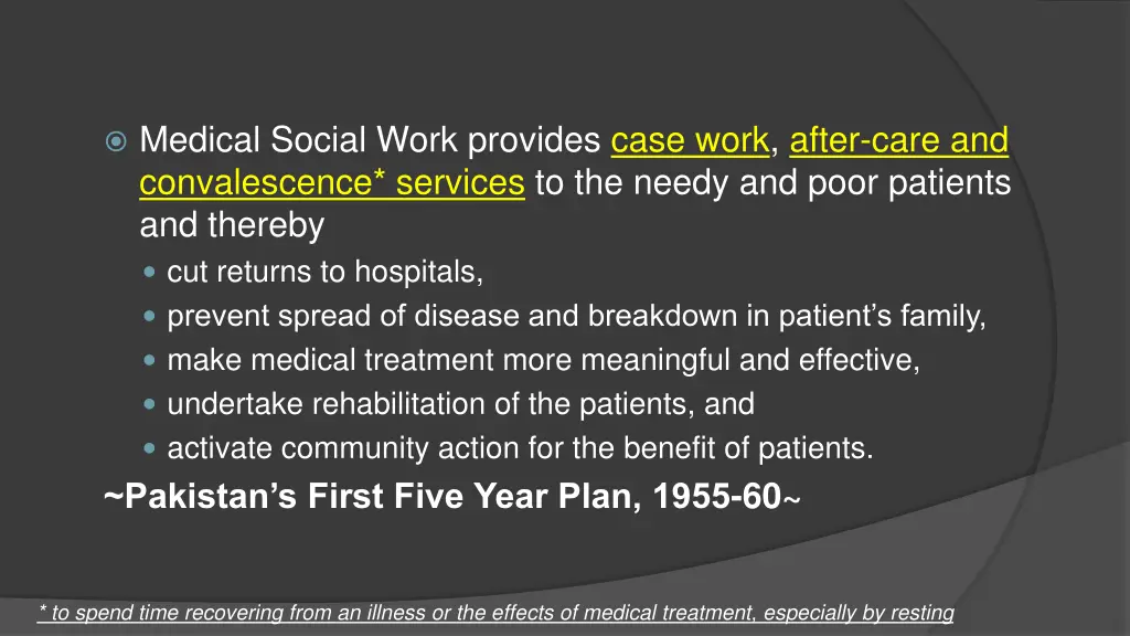 medical social work provides case work after care