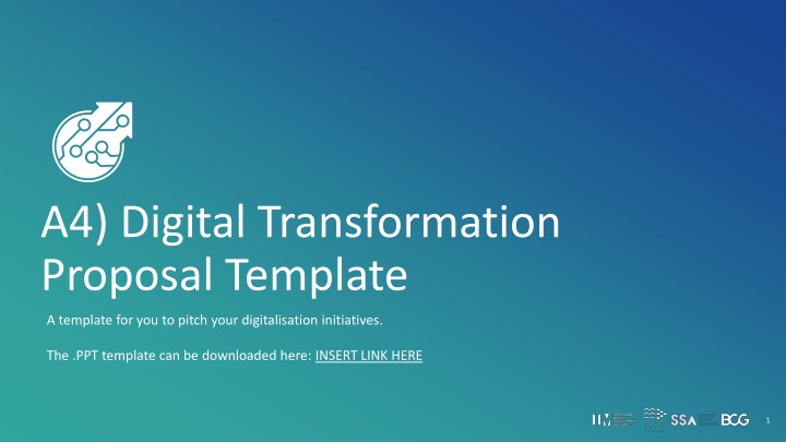 a4 digital transformation proposal template