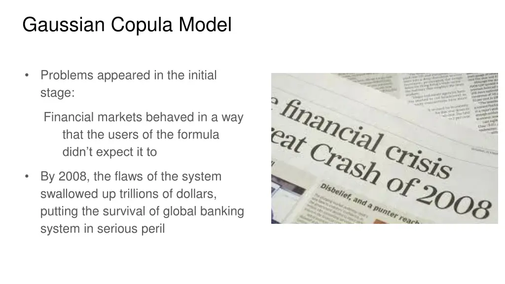 gaussian copula model 1