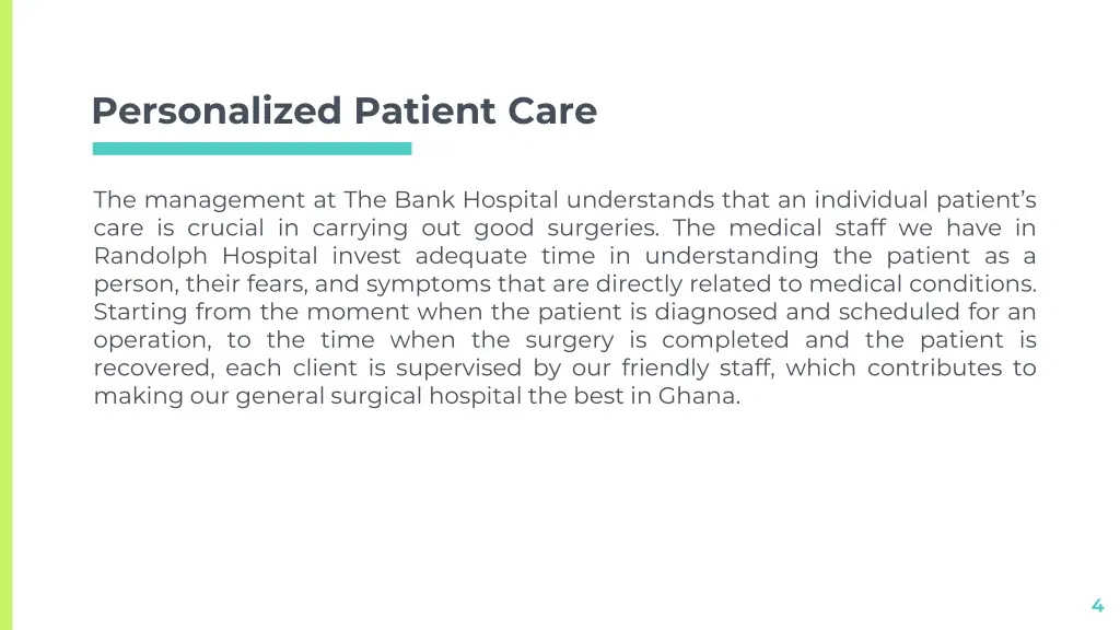 personalized patient care