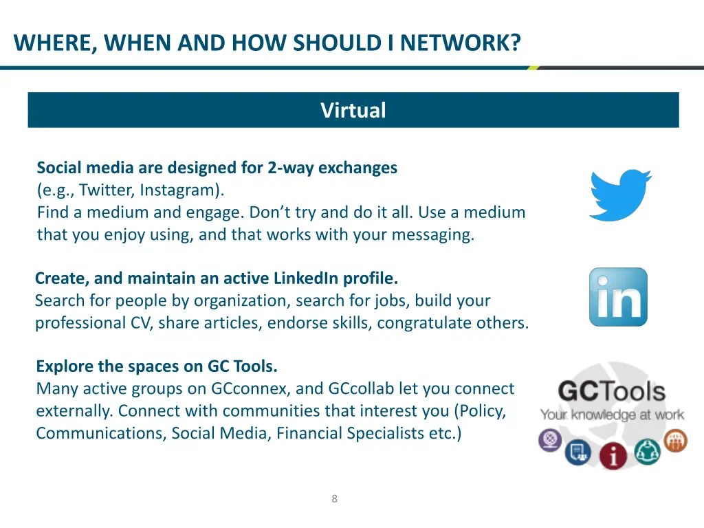 where when and how should i network 2