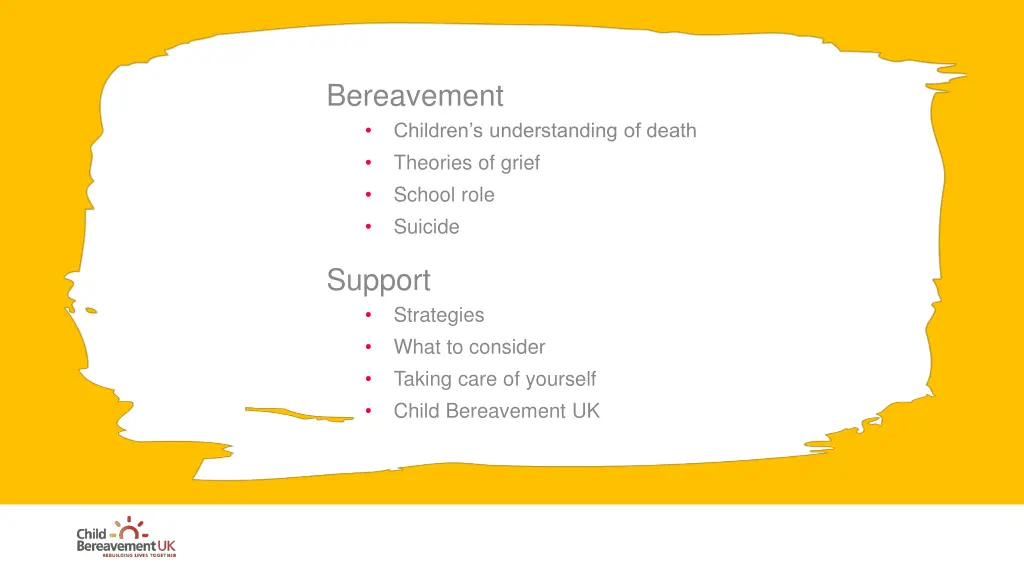 bereavement children s understanding of death