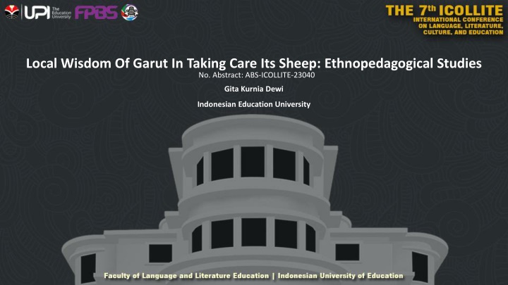 local wisdom of garut in taking care its sheep