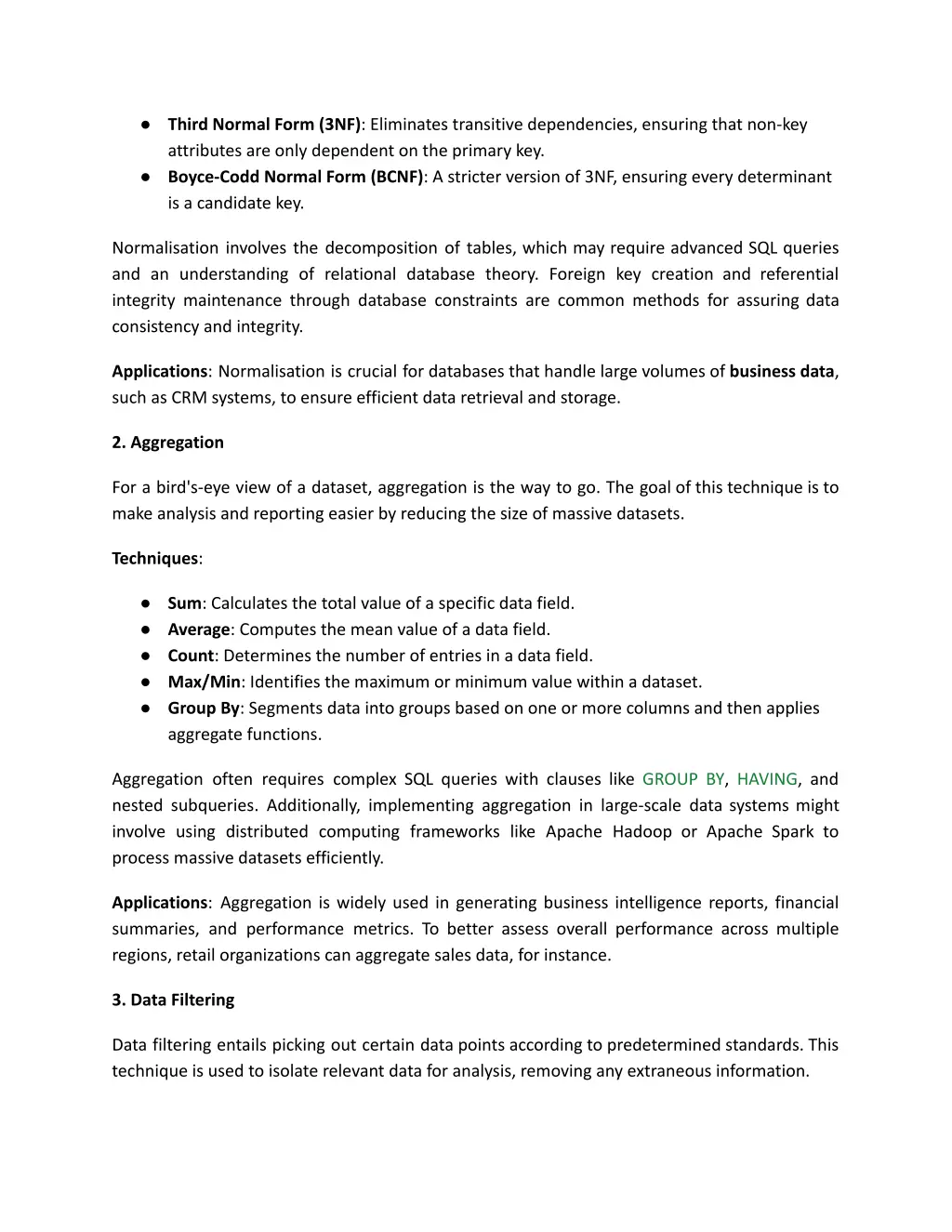 third normal form 3nf eliminates transitive