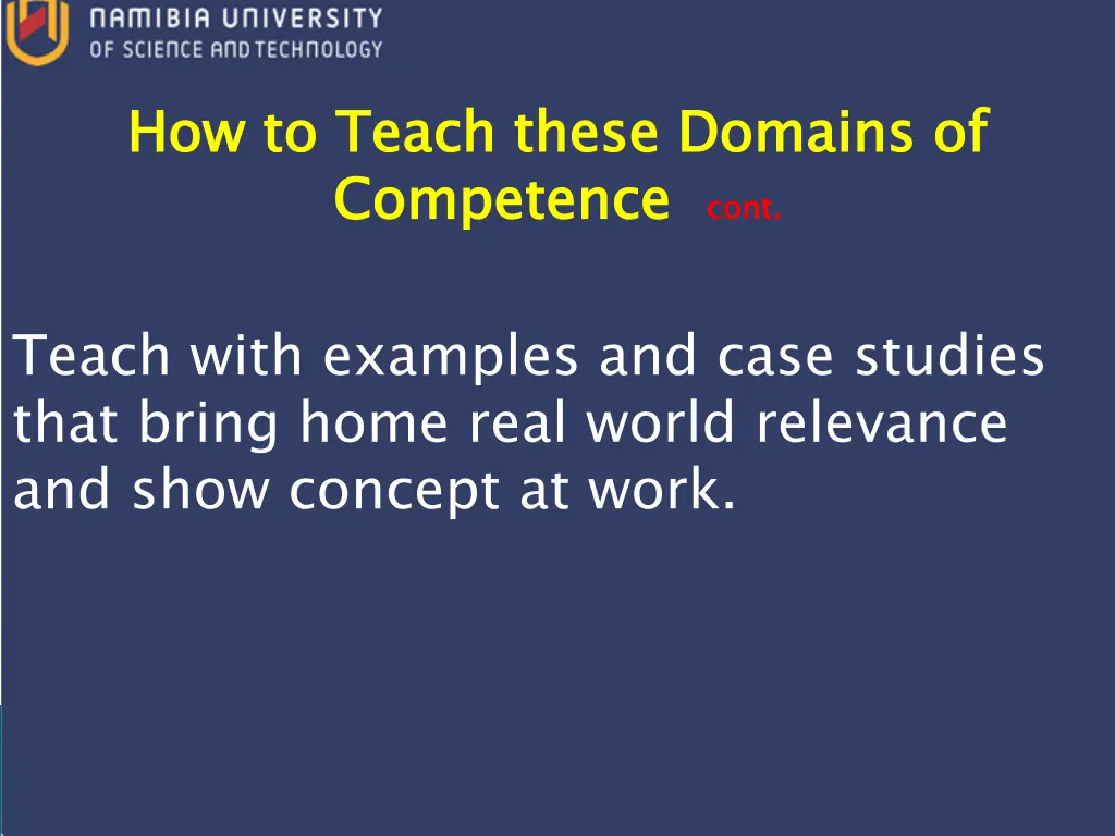 how to teach these domains of competence 3