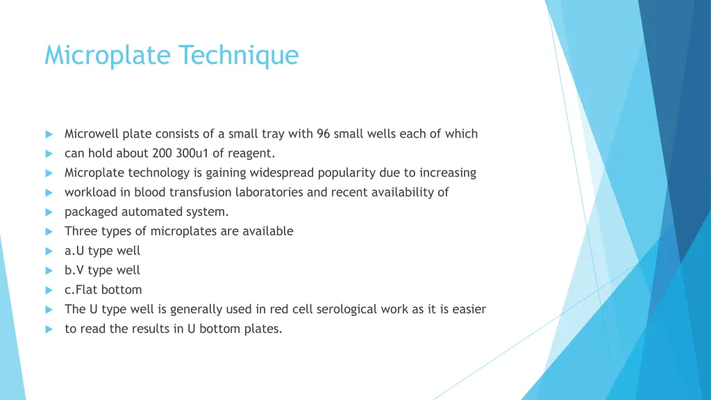 microplate technique