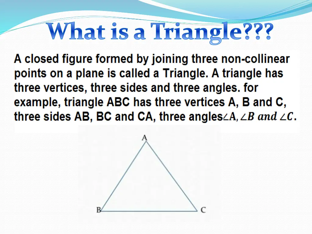 what is a triangle