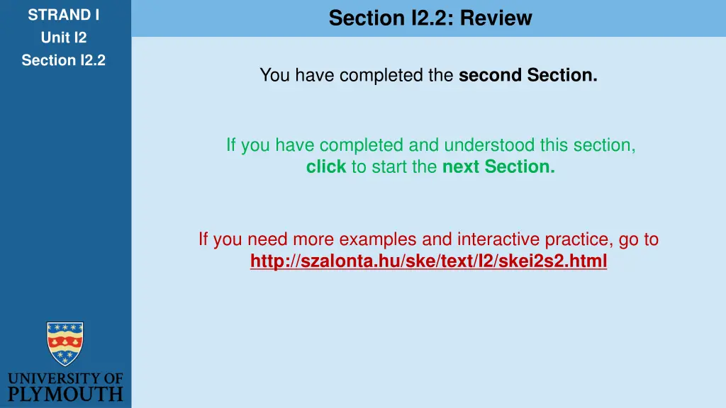 section i2 2 review