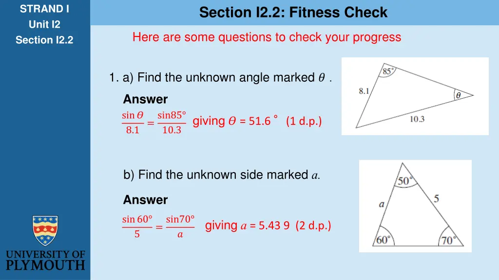 strand i unit i2 section i2 2 2